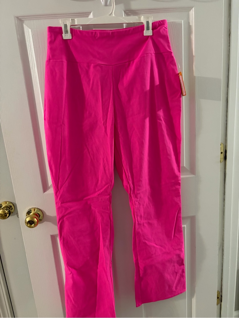 Hybrid & Company Vibrant Hot Pink Stretch Pants